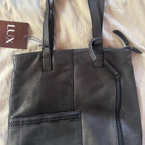 LUX Leather Laptop Bag